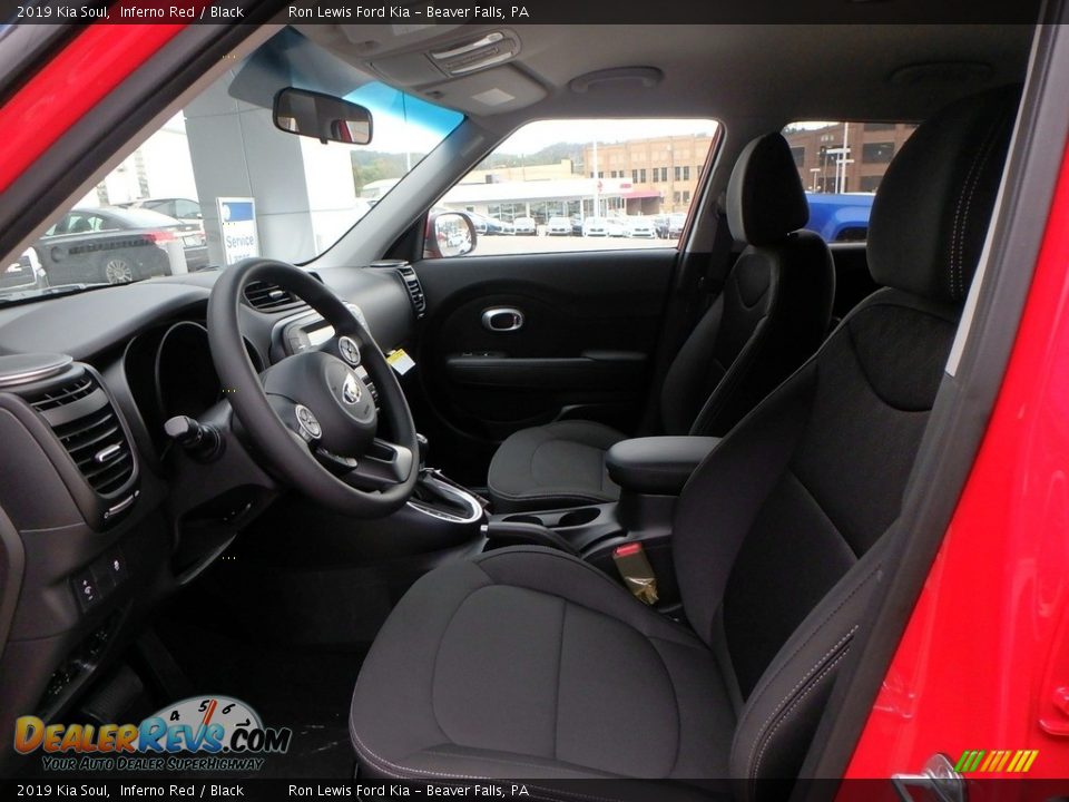 2019 Kia Soul Inferno Red / Black Photo #11