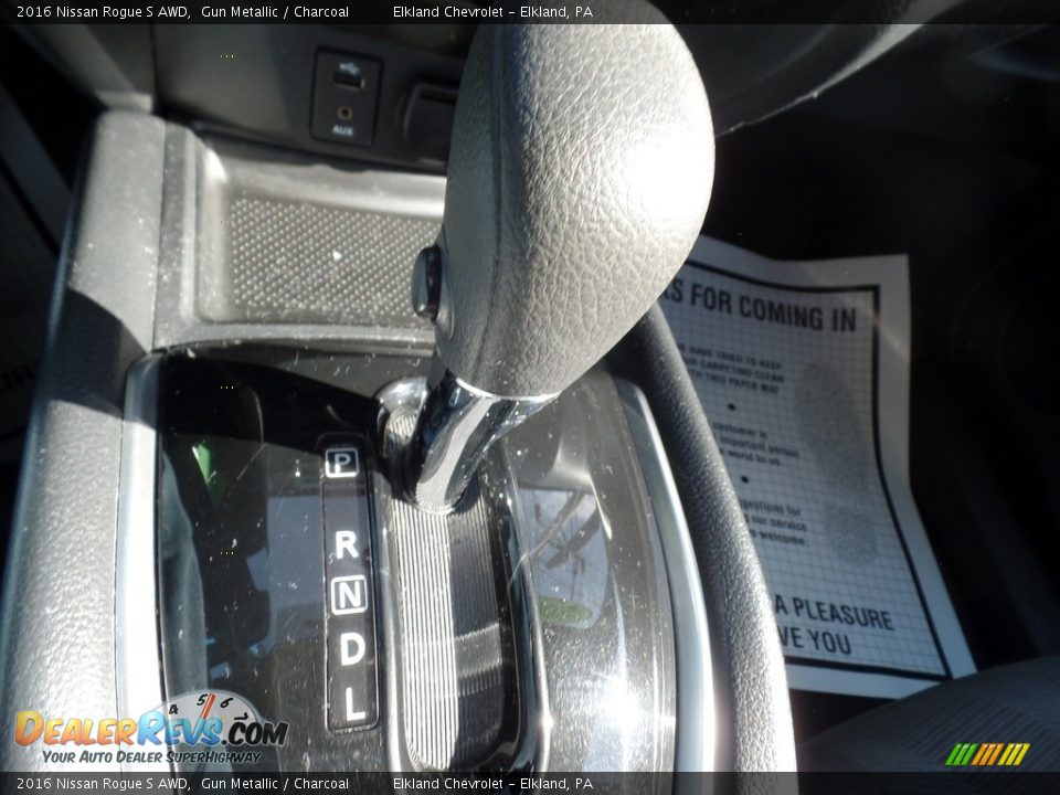 2016 Nissan Rogue S AWD Gun Metallic / Charcoal Photo #30