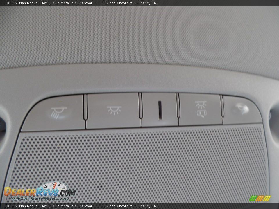 2016 Nissan Rogue S AWD Gun Metallic / Charcoal Photo #32