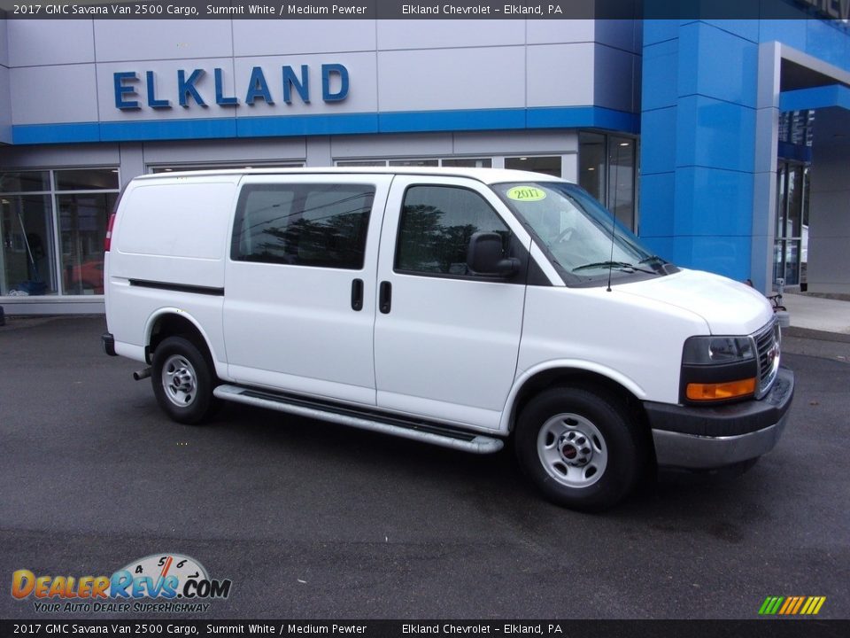 2017 GMC Savana Van 2500 Cargo Summit White / Medium Pewter Photo #4
