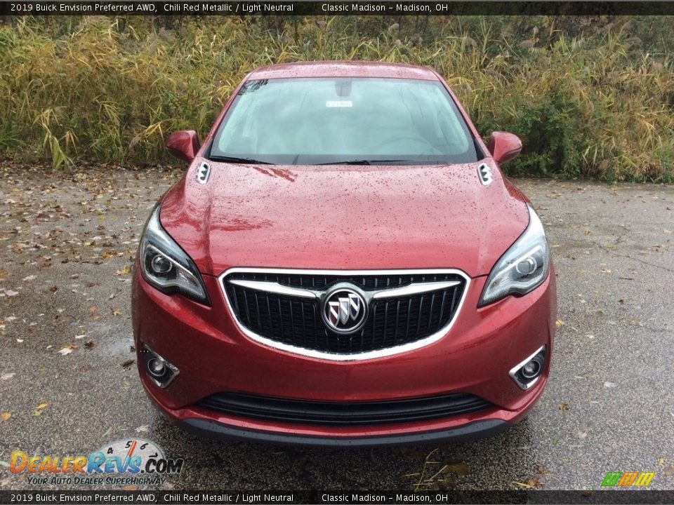 2019 Buick Envision Preferred AWD Chili Red Metallic / Light Neutral Photo #2