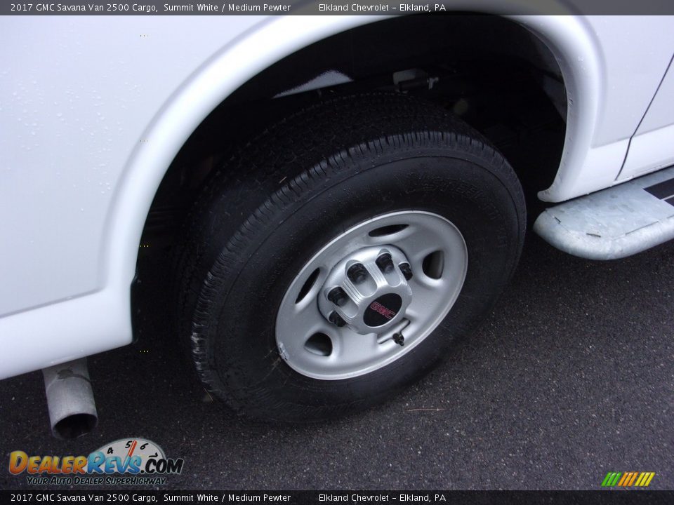 2017 GMC Savana Van 2500 Cargo Summit White / Medium Pewter Photo #6