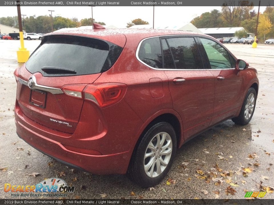 2019 Buick Envision Preferred AWD Chili Red Metallic / Light Neutral Photo #6