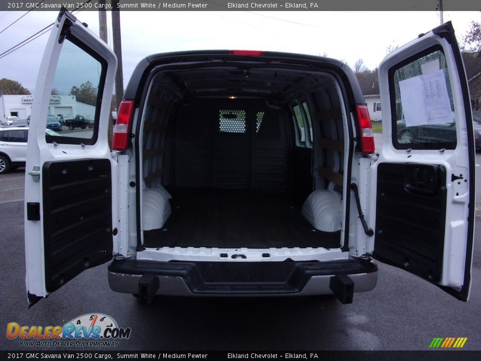 2017 GMC Savana Van 2500 Cargo Summit White / Medium Pewter Photo #11