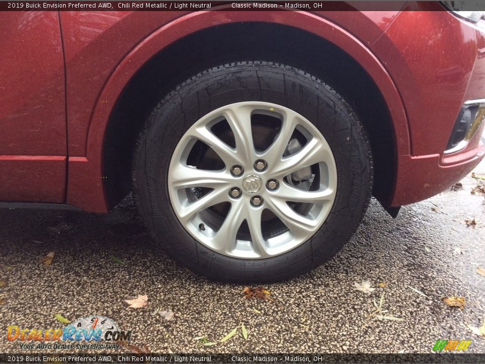 2019 Buick Envision Preferred AWD Chili Red Metallic / Light Neutral Photo #7