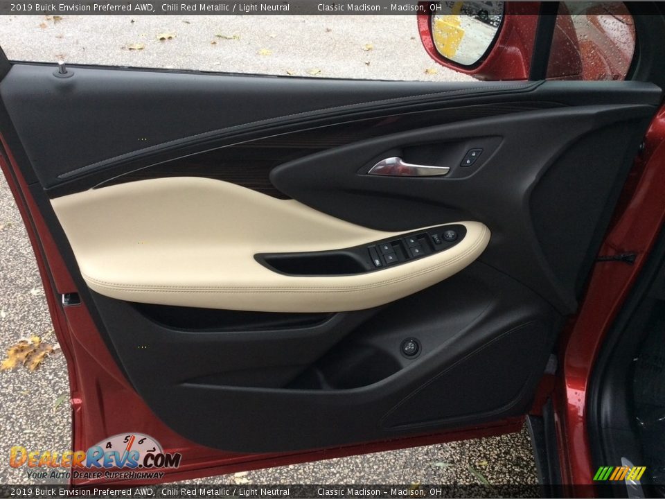 2019 Buick Envision Preferred AWD Chili Red Metallic / Light Neutral Photo #8