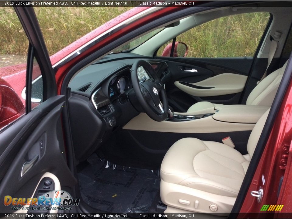 2019 Buick Envision Preferred AWD Chili Red Metallic / Light Neutral Photo #9
