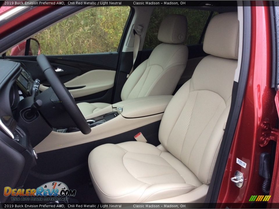 2019 Buick Envision Preferred AWD Chili Red Metallic / Light Neutral Photo #10