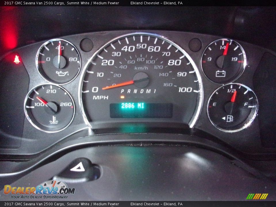 2017 GMC Savana Van 2500 Cargo Summit White / Medium Pewter Photo #20