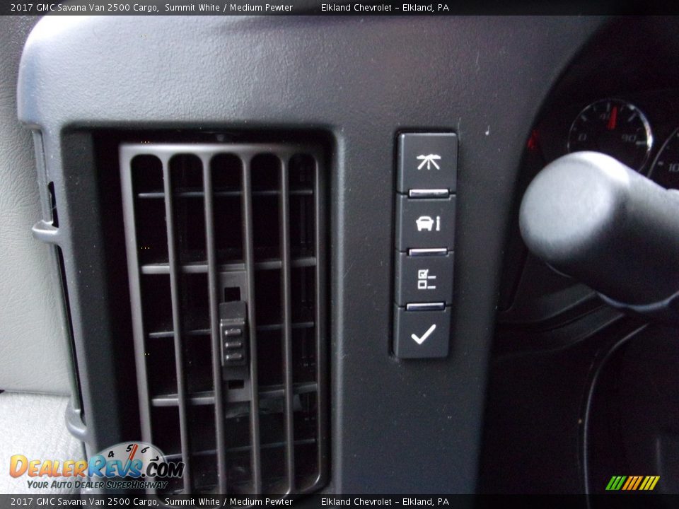 2017 GMC Savana Van 2500 Cargo Summit White / Medium Pewter Photo #23