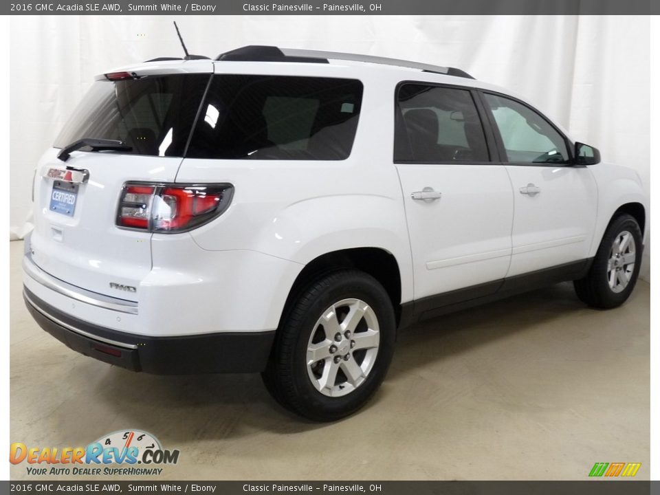 2016 GMC Acadia SLE AWD Summit White / Ebony Photo #2