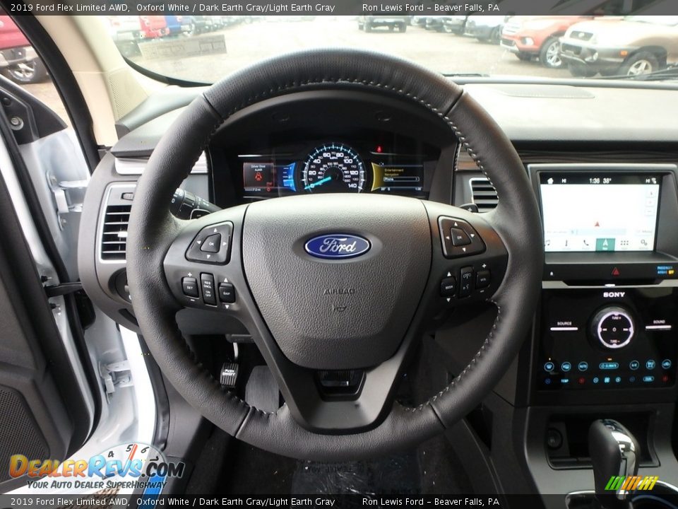 2019 Ford Flex Limited AWD Steering Wheel Photo #17