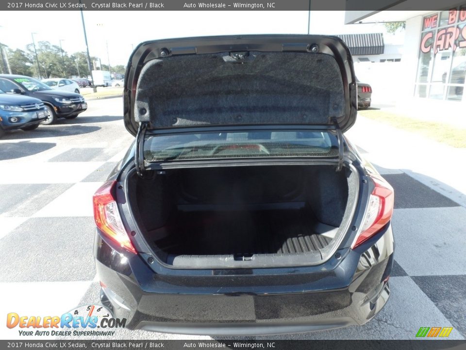 2017 Honda Civic LX Sedan Crystal Black Pearl / Black Photo #5