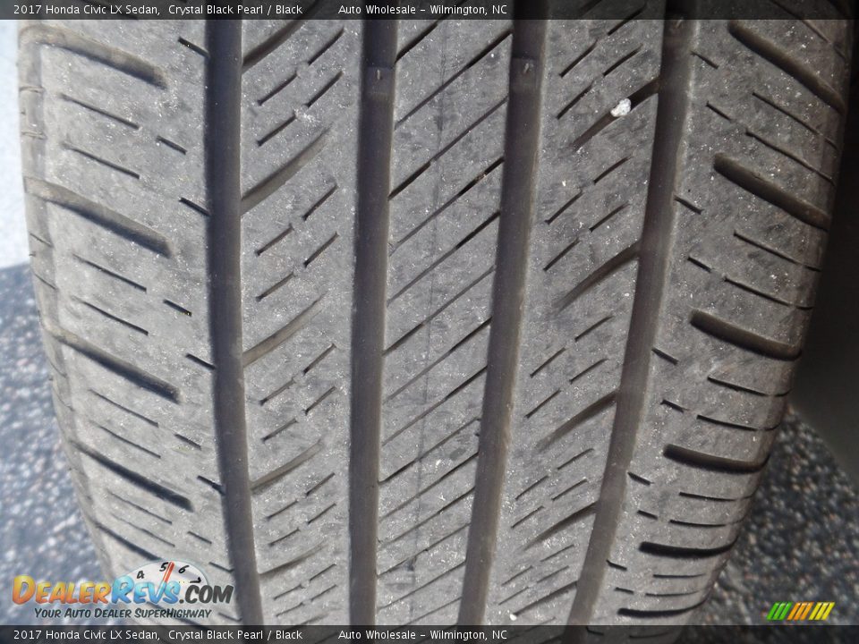 2017 Honda Civic LX Sedan Crystal Black Pearl / Black Photo #10