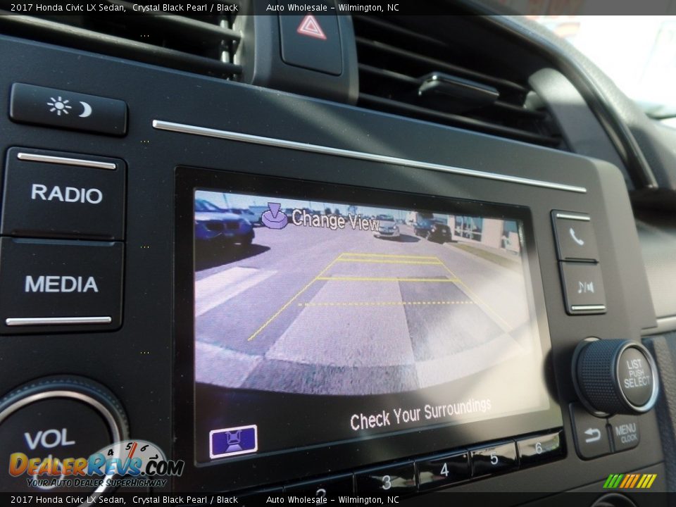 2017 Honda Civic LX Sedan Crystal Black Pearl / Black Photo #18