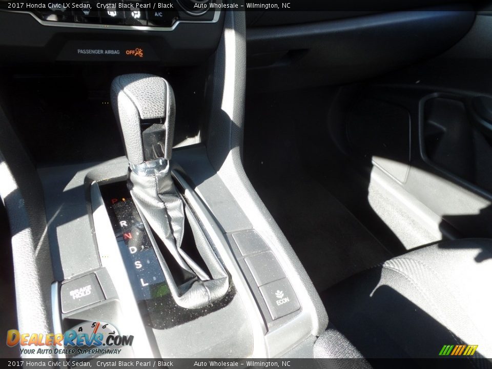 2017 Honda Civic LX Sedan Crystal Black Pearl / Black Photo #19