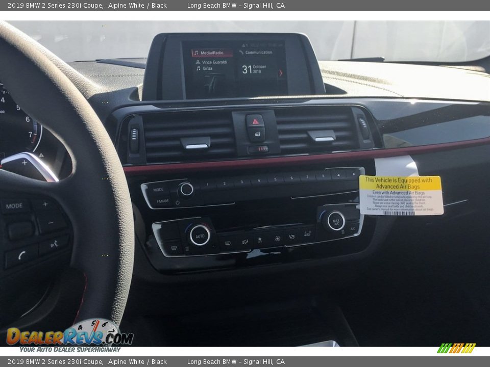 2019 BMW 2 Series 230i Coupe Alpine White / Black Photo #6