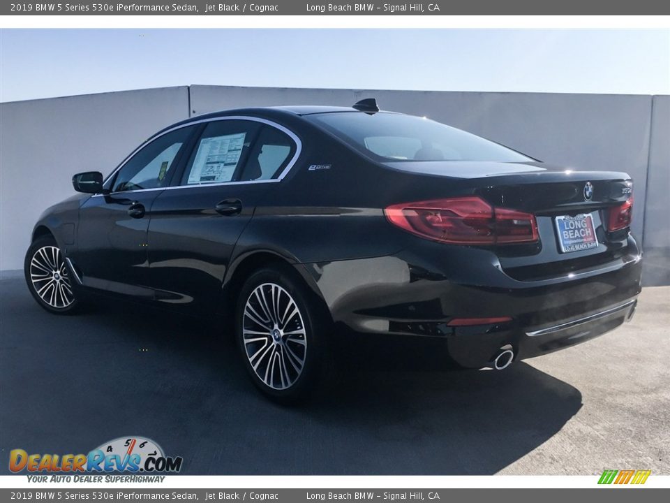 2019 BMW 5 Series 530e iPerformance Sedan Jet Black / Cognac Photo #2