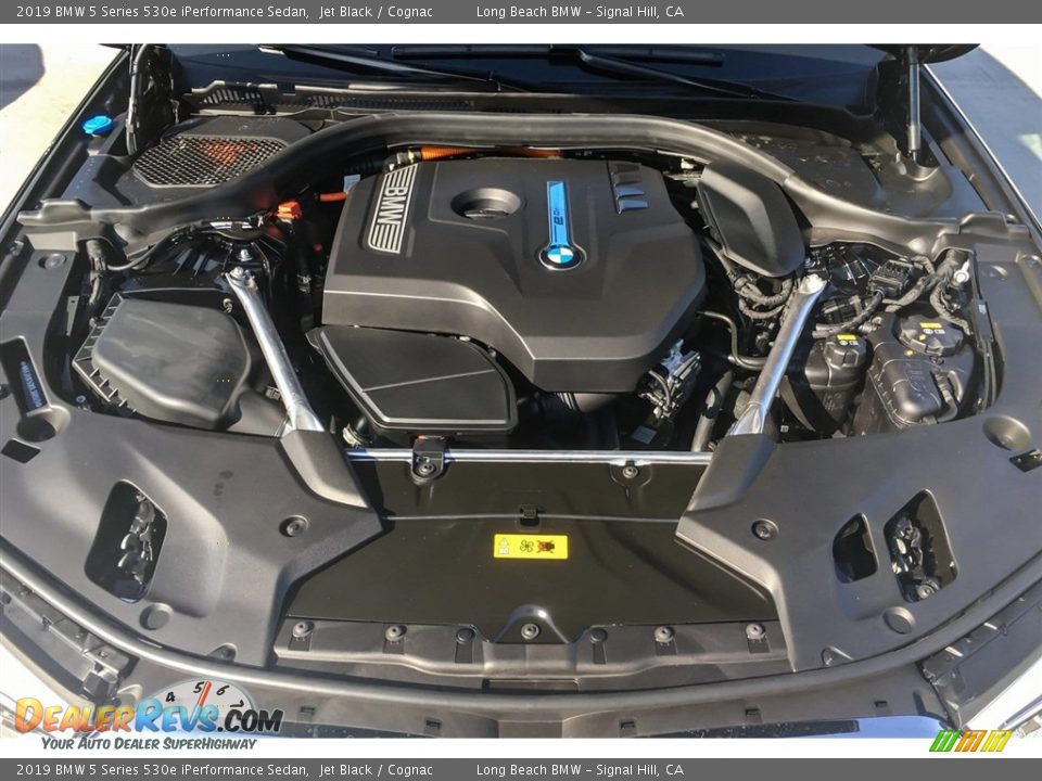 2019 BMW 5 Series 530e iPerformance Sedan Jet Black / Cognac Photo #8