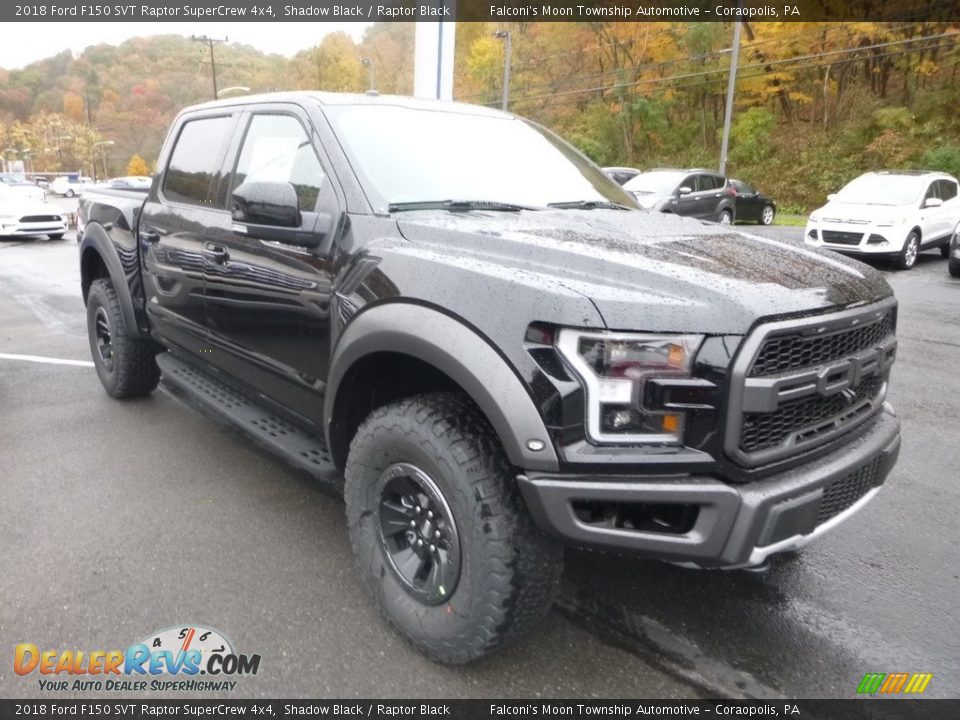 2018 Ford F150 SVT Raptor SuperCrew 4x4 Shadow Black / Raptor Black Photo #3