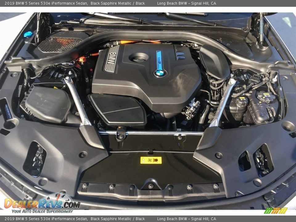 2019 BMW 5 Series 530e iPerformance Sedan Black Sapphire Metallic / Black Photo #8