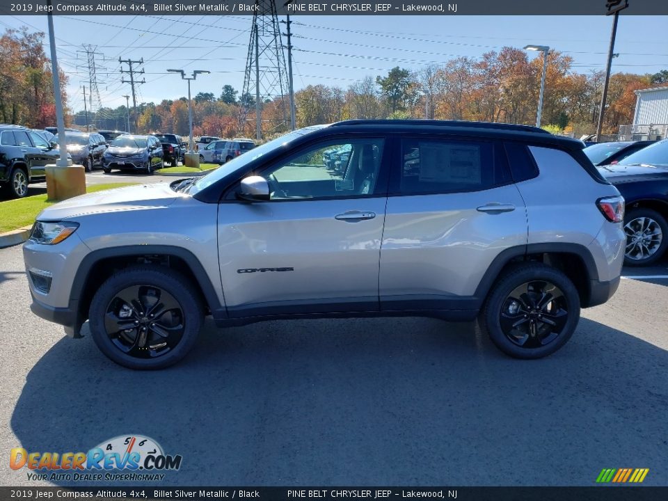 2019 Jeep Compass Altitude 4x4 Billet Silver Metallic / Black Photo #3