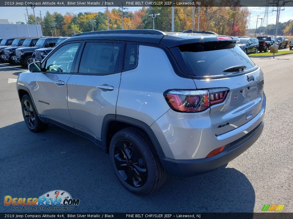 2019 Jeep Compass Altitude 4x4 Billet Silver Metallic / Black Photo #4