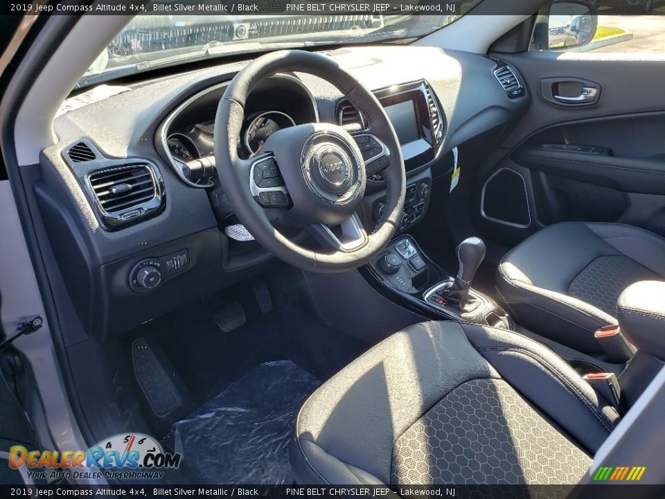 2019 Jeep Compass Altitude 4x4 Billet Silver Metallic / Black Photo #9