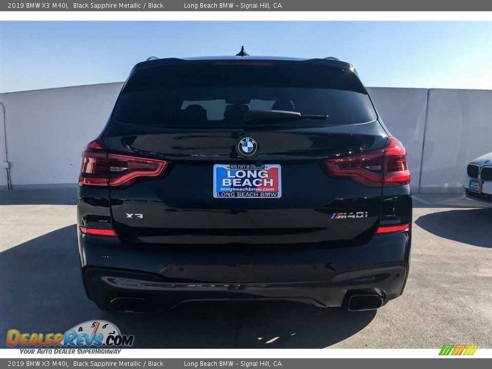 2019 BMW X3 M40i Black Sapphire Metallic / Black Photo #3