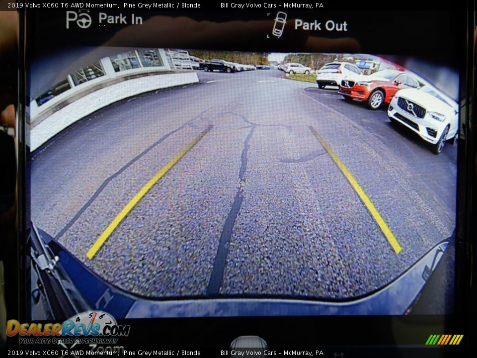 2019 Volvo XC60 T6 AWD Momentum Pine Grey Metallic / Blonde Photo #14