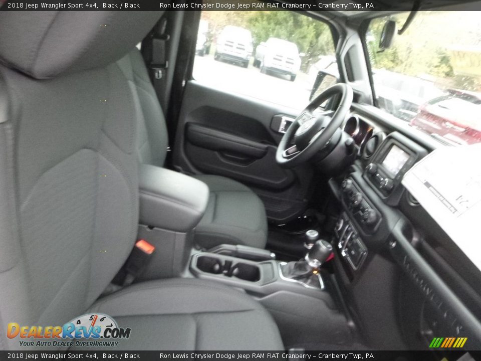 2018 Jeep Wrangler Sport 4x4 Black / Black Photo #10