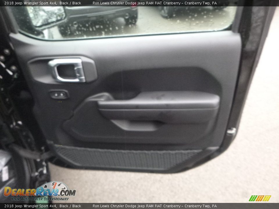 2018 Jeep Wrangler Sport 4x4 Black / Black Photo #12