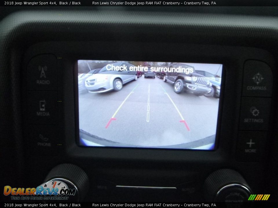 2018 Jeep Wrangler Sport 4x4 Black / Black Photo #17