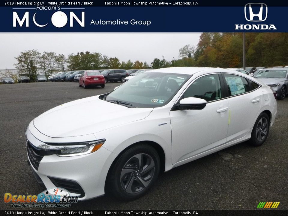2019 Honda Insight LX White Orchid Pearl / Black Photo #1