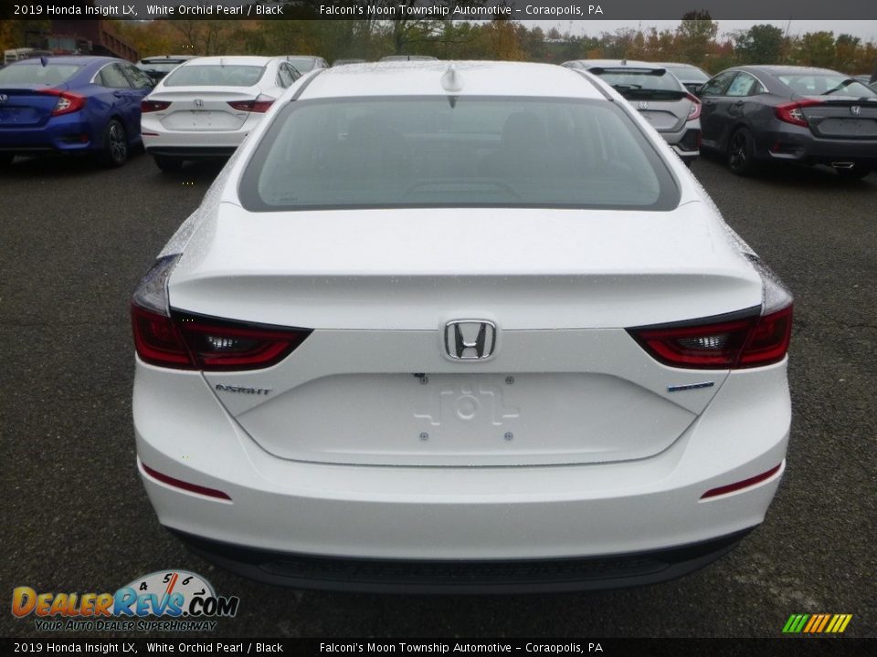2019 Honda Insight LX White Orchid Pearl / Black Photo #4