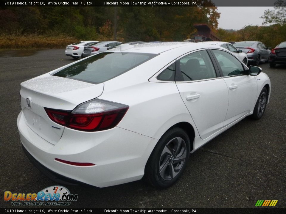2019 Honda Insight LX White Orchid Pearl / Black Photo #5