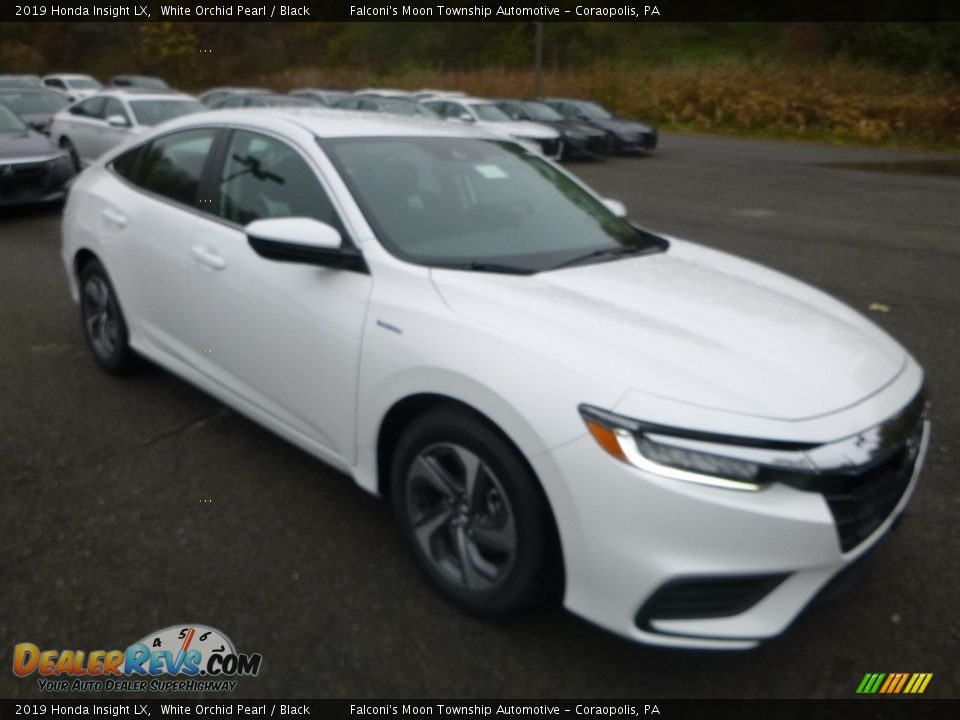 2019 Honda Insight LX White Orchid Pearl / Black Photo #6