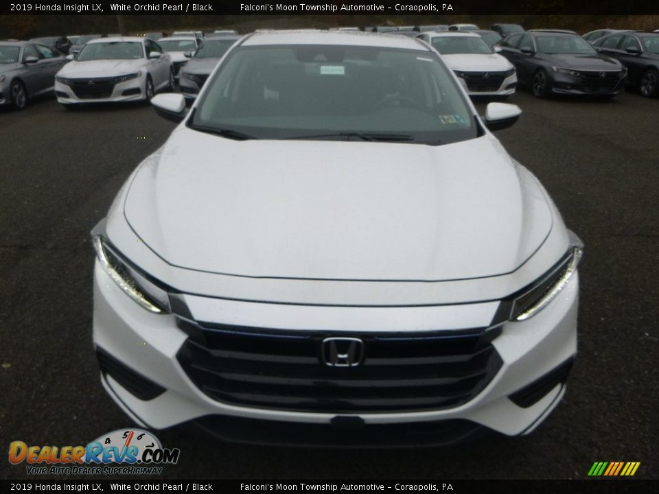 2019 Honda Insight LX White Orchid Pearl / Black Photo #7