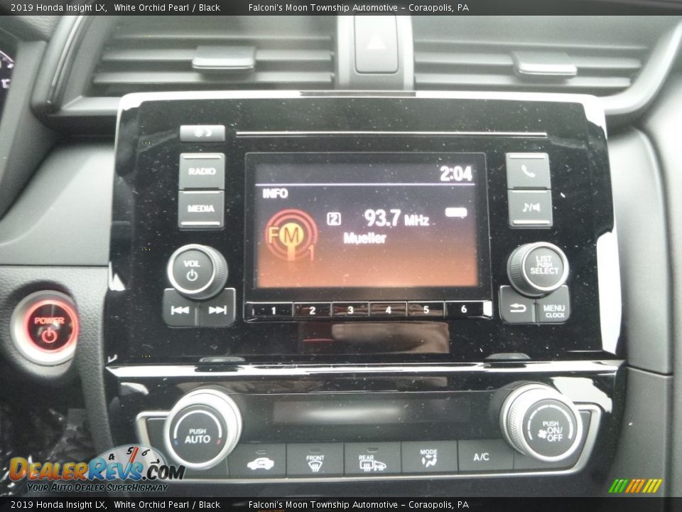 2019 Honda Insight LX White Orchid Pearl / Black Photo #17