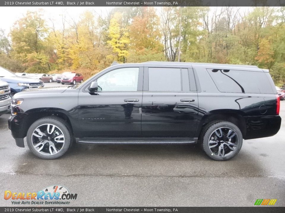 2019 Chevrolet Suburban LT 4WD Black / Jet Black Photo #2