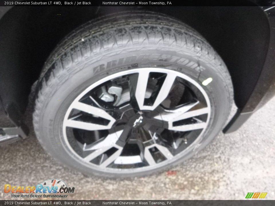2019 Chevrolet Suburban LT 4WD Black / Jet Black Photo #9