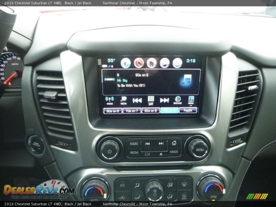 2019 Chevrolet Suburban LT 4WD Black / Jet Black Photo #17