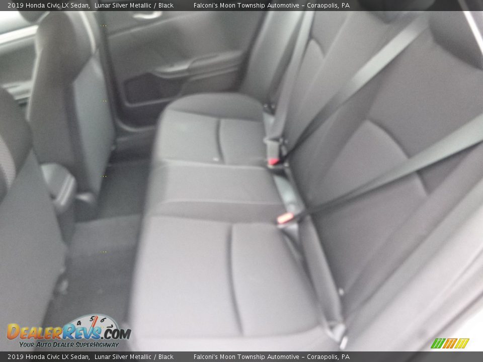 2019 Honda Civic LX Sedan Lunar Silver Metallic / Black Photo #10