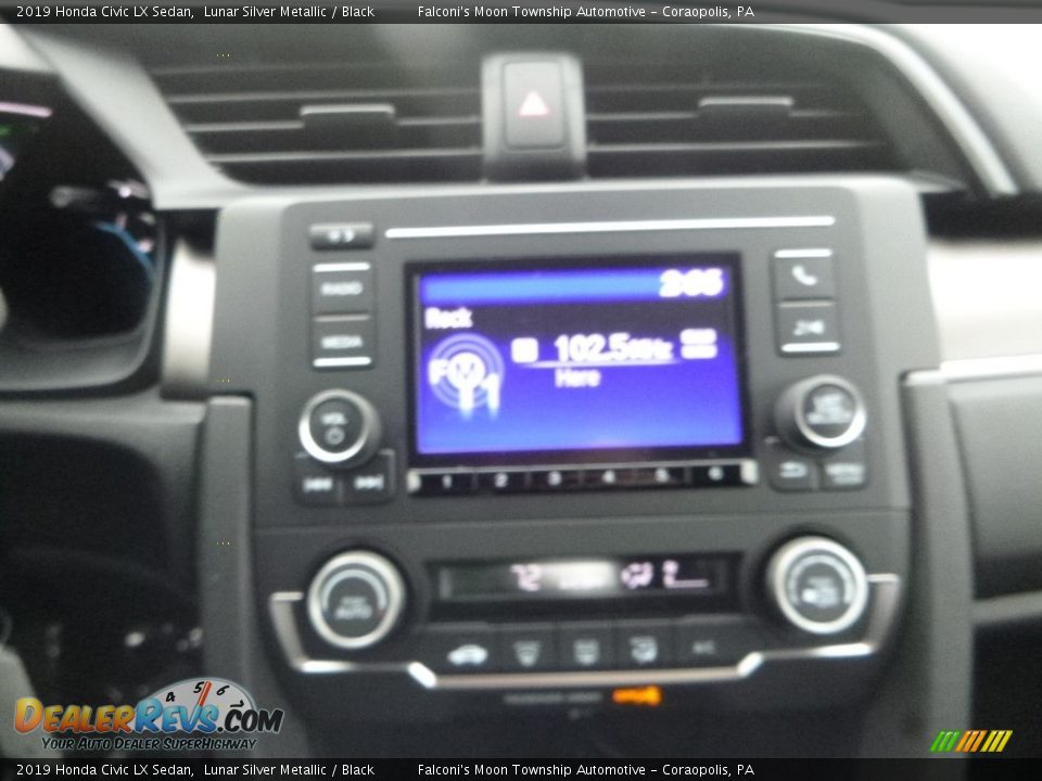 2019 Honda Civic LX Sedan Lunar Silver Metallic / Black Photo #15