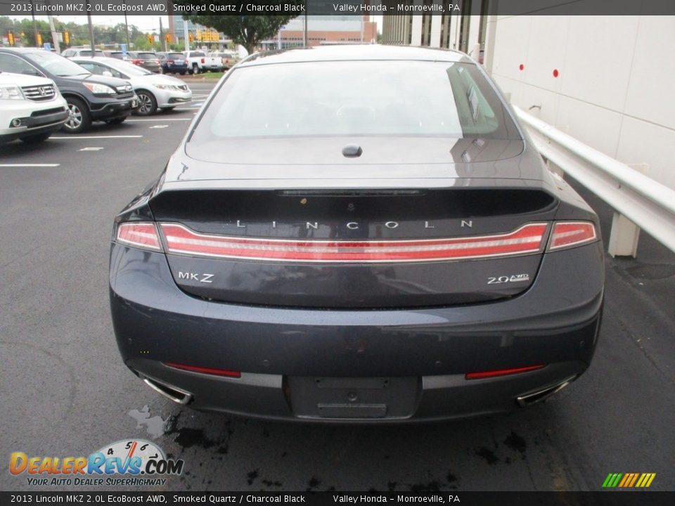 2013 Lincoln MKZ 2.0L EcoBoost AWD Smoked Quartz / Charcoal Black Photo #4