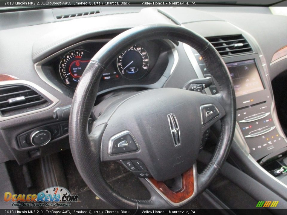 2013 Lincoln MKZ 2.0L EcoBoost AWD Smoked Quartz / Charcoal Black Photo #14