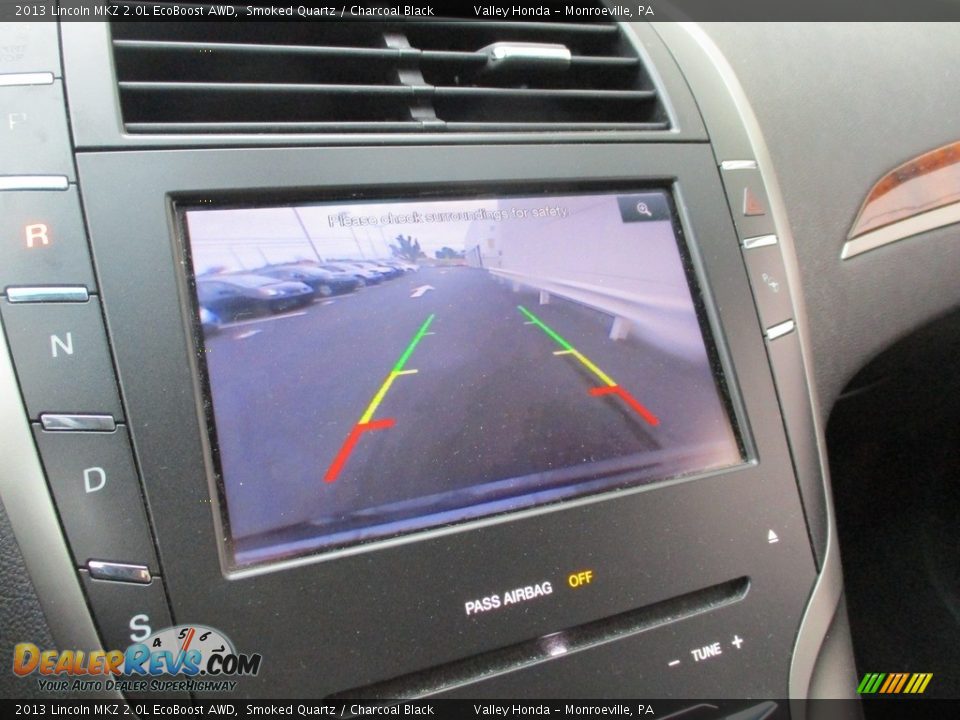2013 Lincoln MKZ 2.0L EcoBoost AWD Smoked Quartz / Charcoal Black Photo #16