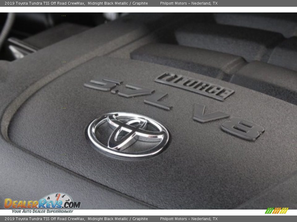 2019 Toyota Tundra TSS Off Road CrewMax Midnight Black Metallic / Graphite Photo #34
