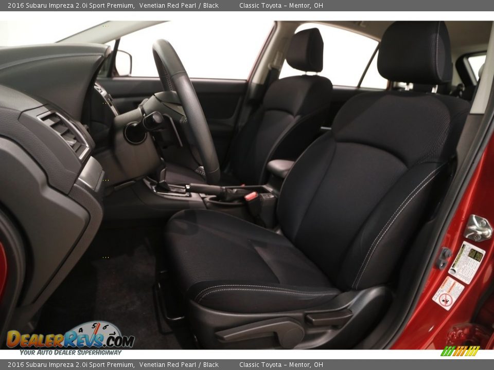 2016 Subaru Impreza 2.0i Sport Premium Venetian Red Pearl / Black Photo #5