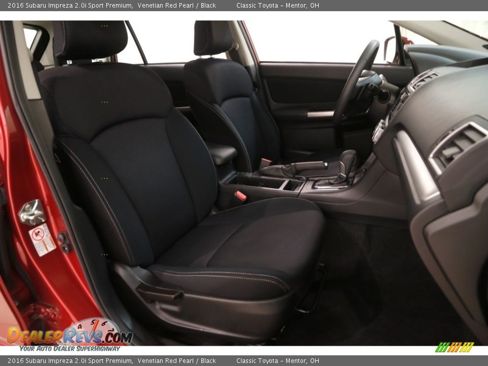 2016 Subaru Impreza 2.0i Sport Premium Venetian Red Pearl / Black Photo #16